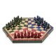  Šah za tri igralce, mali tribarvni/šah za tri Żurek Chess