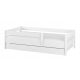 Otroška postelja SIMPLE BABY BOO 160x80 + PREDAL + vzmetnica WHITE SMOOTH
