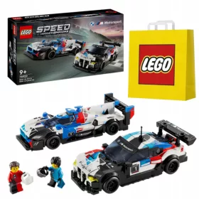   LEGO hitrostni prvaki 76922 BMW M4 GT3 in BMW M Hybrid V8 + LEGO papirnata vrečka