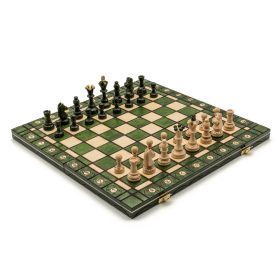    Senator rjavi šah/Dekorativni šah/Leseni šah/ proizvajalec Szy Zurek