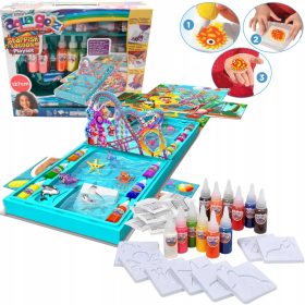   AQUA GELZ KREATIVNI SET LAGUNA 12 BARVNIH 3D GELOV FIGURICE + DODATKI