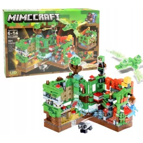  Minecraft SVETOVANJE NAPADA ZMAJA NA ZELENO TRDNJAVO 501 kosov