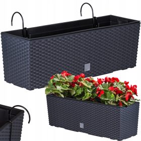 Balkonska škatla Rato Case W 40 cm antracit