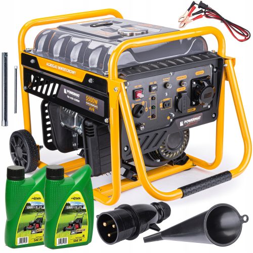 Prenosni enofazni inverter agregat Powermat 5500 W na bencin