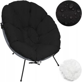 VODOODPORNA BLAZINA ZA STOL STRING CHAIR - črna