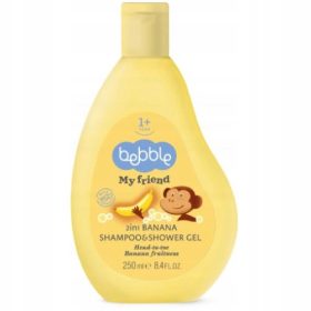 ampon in gel za tuširanje Banana 2v1 BEBBLE, 250 ml