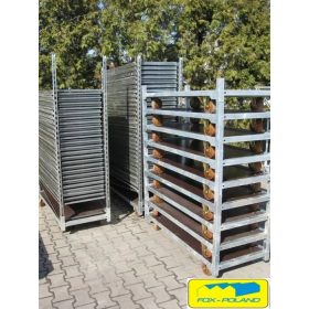 CC voziček za skladiščenje rož z policami VENLO