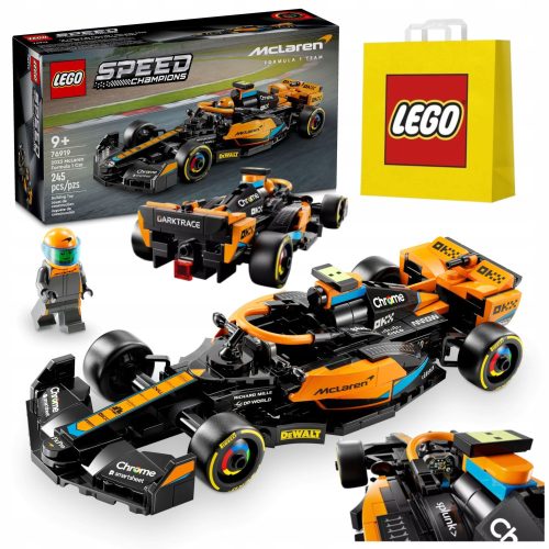 LEGO Speed Champions 76919 McLaren Formula 1 Race Car 2023 + LEGO papirnata vrečka