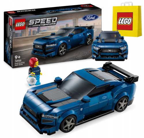 LEGO Speed Champions 76920 Ford Mustang Dark Horse in LEGO papirnata vrečka
