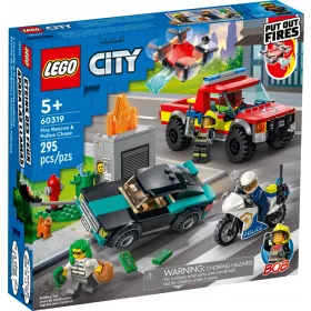   LEGO City 60319 Akcija Gasilska Operacija in Policijski Poškodba