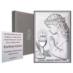  Slika s srebrno deklico