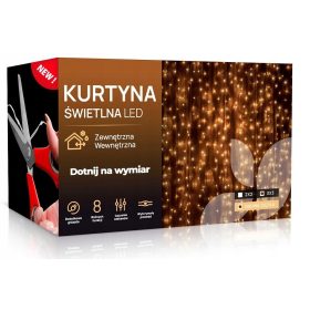   LED ZAVESA SVETLOBNIH LUČK 3x3m 300 LED USB za Božično Drevo