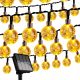 Solarna girlanda za vrtove 1000 cm 50LED svetilk za balkon | Dekorativna in ekološka girlanda za zunanje prostore. Idealna za okrasitev vrtov, balkonov in teras. Girlanda deluje na solarno energijo, k
