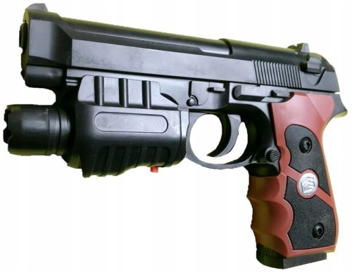 Pištola za Airsoft s vzmetjo in lasersko svetilko