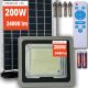 Vrhunska solarne LED ulična svetilka s halogenskim efektom 800 W 96000 lm