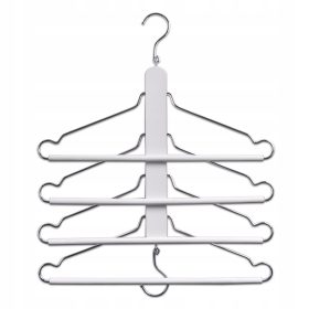 Belo leseno obešalo za oblačila Zeller