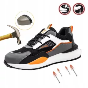   Moški varnostni čevlji HG-6028 za delo v jeklenih prstih, velikost 36