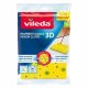 VILEDA Mikrofibra 3D Čistilna Krpa za Tla, Dimenzije 59x50 cm
