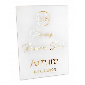   Dobrodošlica Dekorativna Tablica za Prvo Sveto Obhajilo TABK-2