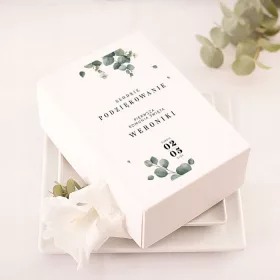 RAZKOŠNA ŠKATLICA ZA TORTO ZA OBHAJILO 10 KOSOV