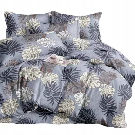   Komplet posteljnine iz satena iz 100% bombaža 160x200 cm + 2 prevleki za blazino, večbarven