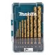 Komplet vrtal za kovino Makita D-72849 HSS-TiN