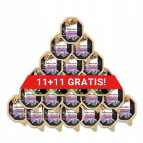   Sheba Gurmanska Mokra Hrana za Mačke s Teletino v Omaki 85 g x 22 Kosov