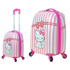 Soncek trdi kabinski kovček za otroke SunBag - model maček