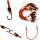 Nabor 25 Elastičnih Vrvic z Kovinskimi Kljukami BUNGEE CORD HOOK, 0,8x60cm