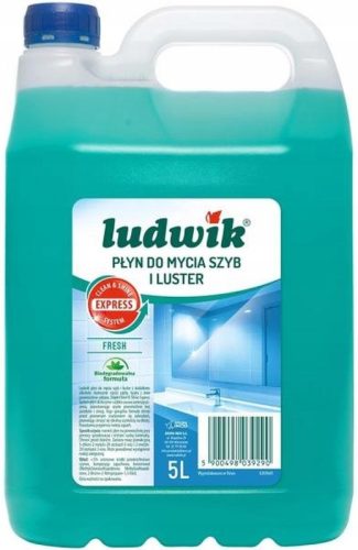 Ludwik Premium tekočina za čiščenje stekel in ogledal 5l