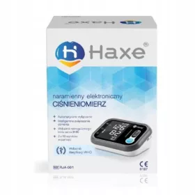   Nadlaktni merilnik krvnega tlaka HAXE model RJA-001 z glasovno funkcijo v slovenščini, avtomatski WHO