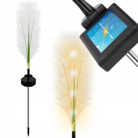  Vtična solarna svetilka PrzydaSie bela 70 cm 1 kos.