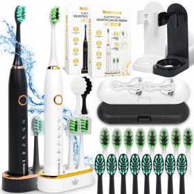   SONIČNA ZOBNA ŠČETKA HECKERMANN A6S Plus | Inteligentna sonična zobna ščetka za popolno ustno higieno. Visoka frekvenca vibracij, vodoodporna, tiho delovanje, udobna uporaba, trpežna konstrukcija. 5 n