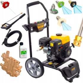   Visoko zmogljiv čistilni stroj Riwall RPPW 207 bar 7000 W + 10W30 Honda olje 0,6l