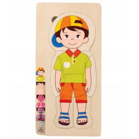  2D puzzle Boy's body izobraževalna igrača Junior