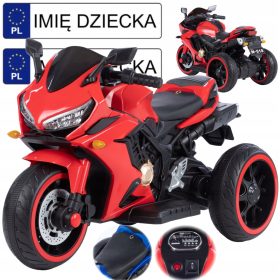   Električno motorno kolo TO-MA T1100 Rdeče z LED lučmi in mp3 predvajalnikom do 30 kg teže
