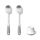 OXO Tot Slovenian Grey Bottle and Pacifier Cleaning Brush Set, 2 Pieces