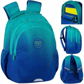   CoolPack Večpredelni šolski nahrbtnik Ombre modre barve 21 litrov