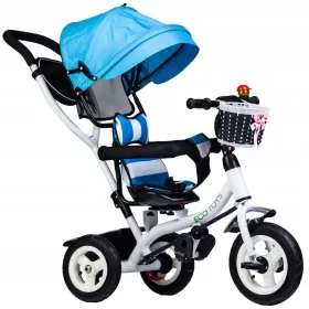   Optimized name: Modri trikolesni kolesnik Ecotoys 738 - Popolno darilo za enoletnike

Optimized description: 
Modri trikolesni kolesnik Ecotoys je idealen za otroke starejše od 12 mesecev, saj ponuja 