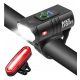 Luč za kolo s kompletnim LED osvetljenjem E026 800 lm baterija