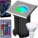 Decorya GroundLight 50W LED RGB Garden Ground Light Set with Remote Control