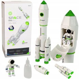   Vesoljska igrača Raketa Astronavt Zvok Svetloba Dim Para Zvok