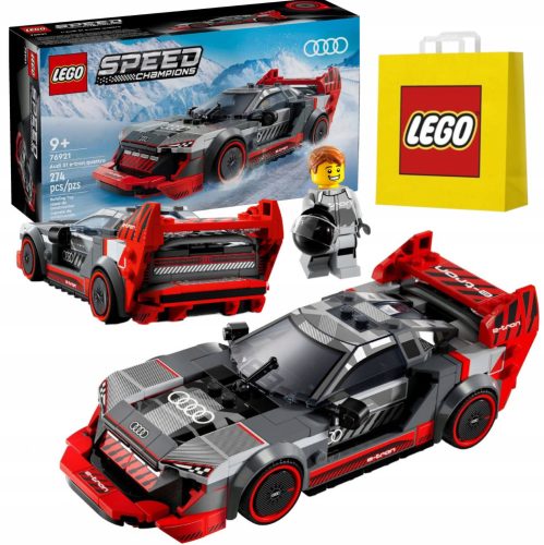 LEGO Speed Champions Audi S1 E-tron Quattro Racing 76921 + LEGO torba