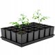 24× Cvetoči lonček DonKwiat 9 cm x 9 x 14 cm - 24 kosov s stojalom GardenPlus 60 cm - Primerno za sajenje sadik in vzgojo rastlin v domačem okolju.

Optimized description:
Vzemite svoj vrt v svoje rok