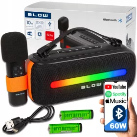   BLUETOOTH ZVOČNIK SOUNDBOX | PRENOSNI BREZŽIČNI KARAOKE RGB MIKROFON