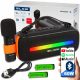 BLUETOOTH ZVOČNIK SOUNDBOX | PRENOSNI BREZŽIČNI KARAOKE RGB MIKROFON