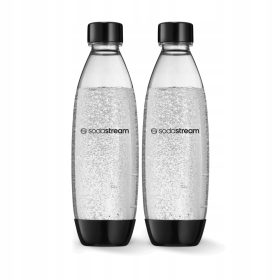 X2 SODASTREAM FUSE 1L VODNA STEKLENICA - ČRNA 2-PAK