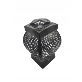 GLAMOUR LAMPION KVADRATNA ZVEZDA MAJHNA / ČRNA / 1 KOS