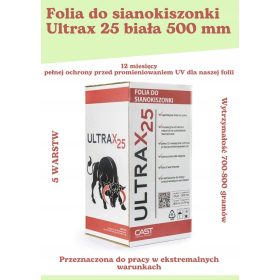 Ultrax 25 silažna folija, bela, 500 mm