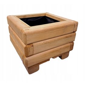 Aksamitka 25/25/20 Lesena Cvetlična Lončnica, Pinia So/Ol